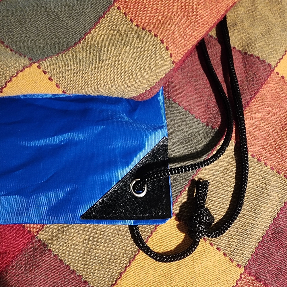 Disney Blue Drawstring Backpack Bag with Pluto Design, Great Used Condition - Picture 5 of 11